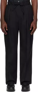 Брюки на завязках WOOYOUNGMI, черный