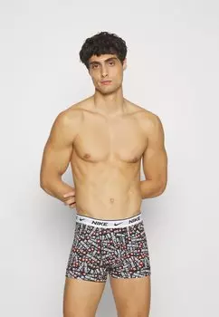 Брюки НАБОР TRUNK 3 PACK Nike Underwear, черный/оранжевый/белый