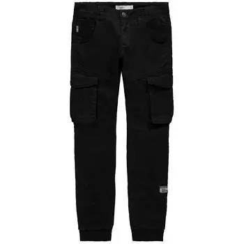 Брюки Name It Bamgo Regular Fitted Twill, черный