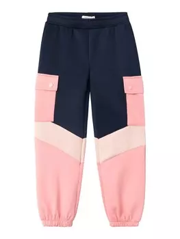 Брюки NAME IT Loose fit Pants, цвет Navy/Pink