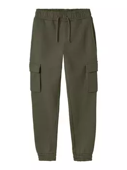 Брюки NAME IT Tapered Pants, темно-зеленый