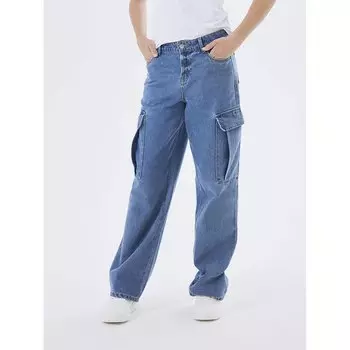 Брюки Name It Tartizza Wide LMTD Cargo, синий