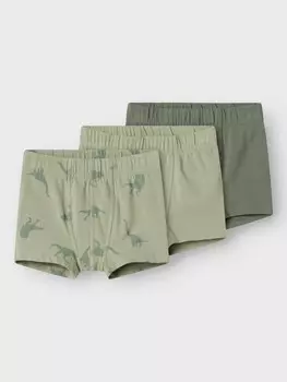 Брюки NAME IT Underpants, хаки/темно-зеленый