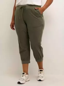 Брюки нана капри KAFFE Curve, цвет Grape Leaf