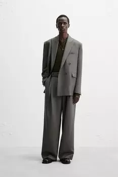 Брюки nanushka x zara ZARA, зеленый