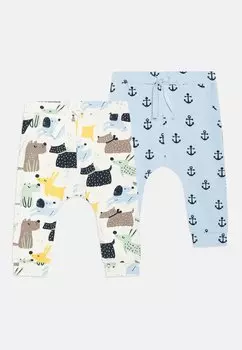 Брюки NBMVROELS PANT UNISEX 2 PACK Name it, цвет chambray blue/jet stream