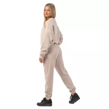 Брюки Nebbia Iconic Mid-Waist 408 Tracksuit, бежевый