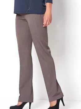 Брюки нефритовые Relaxed, коричневый