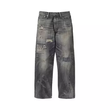 Брюки Neighborhood Savage Denim DP Wide Pants 'Black', черный