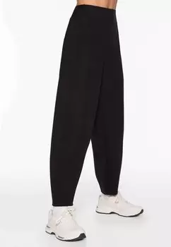 Брюки NEOPRENE-EFFECT BALLOON OYSHO, черный