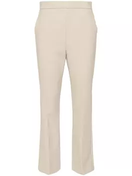 Брюки Nepeta строгого кроя с завышенной талией Max Mara, бежевый