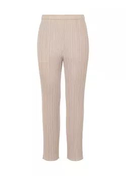 Брюки new colorful basics 4 Pleats Please Issey Miyake, бежевый