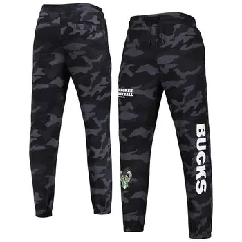 Брюки New Era Milwaukee Bucks, черный