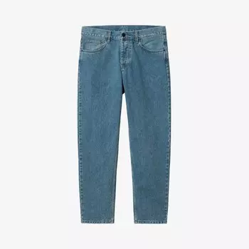Брюки Newel Pant 'Blue Stone Bleached' Carhartt WIP, синий