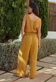 Брюки Next, цвет mustard yellow