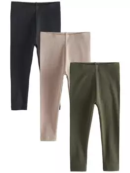 Брюки Next Skinny Leggings, цвет beige/khaki/black