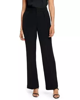 Брюки NIC+ZOE 31” Social Edit Wide-Leg Trousers, цвет Black Onyx