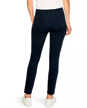 Брюки NIC+ZOE Petite Zip Detail Leggings, цвет Black Indigo