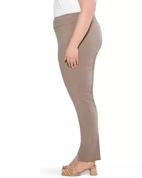 Брюки NIC+ZOE Plus Size Wonderstretch Straight Pants, цвет Shiitake