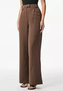Брюки NIMORA Pieces, коричневый