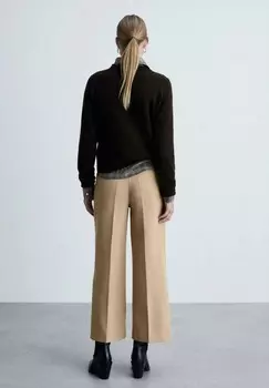 Брюки NINA Mango, бежевый