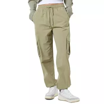 Брюки Noisy May Kirby Woven High Waist Cargo, зеленый