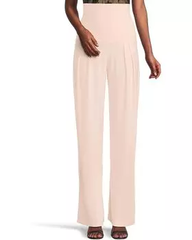Брюки Norma Kamali High Waist Pleat Pants, цвет Baby