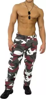 Брюки Normani Outdoor Sports Herren Outdoorhose „Trooper“, цвет Red Camo