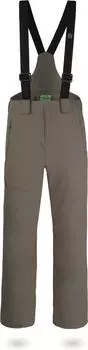 Брюки Normani Outdoor Sports Herren Winter Softshellhose mit trgern Loonskin, серый