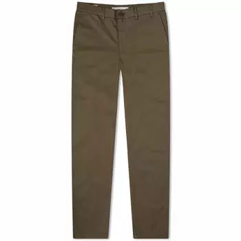 Брюки Norse Projects Aros Regular Light Stretch Chino, хаки