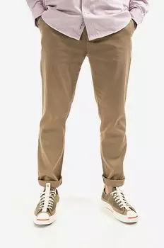 Брюки Norse Projects, коричневый