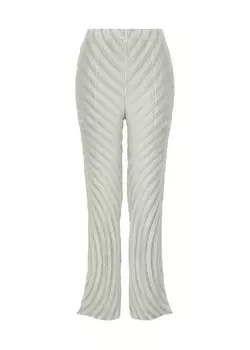 Брюки nuance pleats solid Issey Miyake, серый