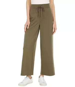 Брюки NYDJ, Drawstring French Terry Wide Leg Pants