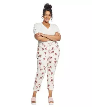 Брюки NYDJ Plus Size, Plus Size Sheri Ankle Released Hem in Bonnieux