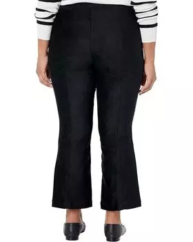 Брюки NYDJ Plus Size Suede Pull-On Slim Boot, черный