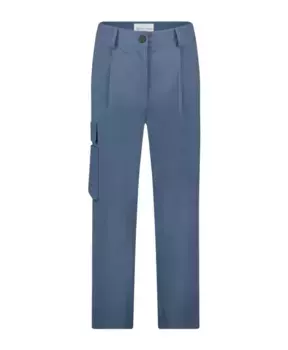 Брюки объемного кроя в деревенском стиле элегантности Jane Lushka, синий