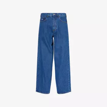 Брюки Obey джинсовые широкие мешковатые, синий