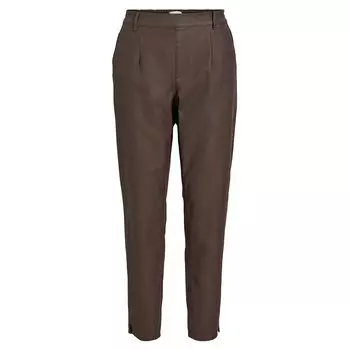 Брюки Object Belle Lisa Coated, коричневый