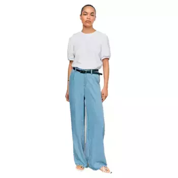 Брюки Object Frame Lisa, синий