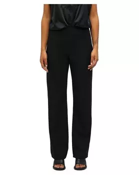 Брюки Object Lisa Belle Wide Leg Fit High Waist, черный