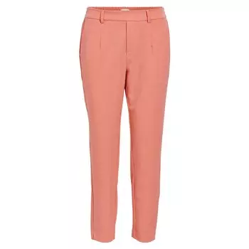 Брюки Object Lisa Slim, розовый