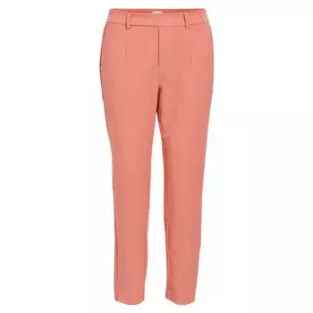 Брюки Object Lisa Slim, розовый