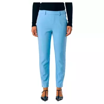 Брюки Object Lisa Slim, синий