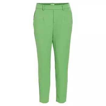 Брюки Object Lisa Slim, зеленый