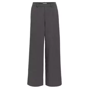 Брюки Object Lisa Wide Leg Fit, серый