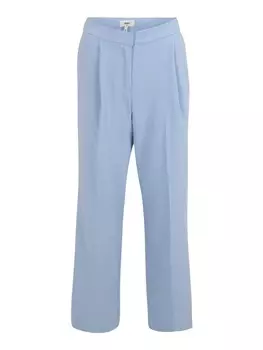 Брюки OBJECT Petite Loose fit Pleated Pants SIGRID, светло-синий