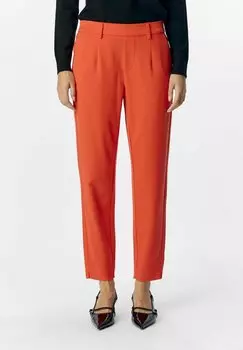 Брюки OBJLISA Object, красный