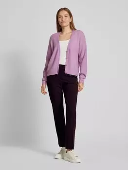 Брюки облегающего кроя с карманами на молнии, модель «ZENE51» Gardeur, темно-фиолетовый