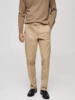 Брюки обычного покроя nicco Mango, бежевый