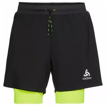 Брюки Odlo Axalp 2 In 1 Short, черный